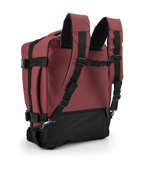 Plecak podróżny do samolotu na kółkach, bagaż podręczny z kieszenią na laptop 15,6' Gabol Canada o pojemności 24 L