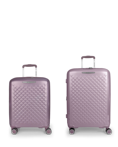 Rozszerzalny zestaw twardych walizek Queens (kabinowa i średnia) o pojemności do 114,6 L