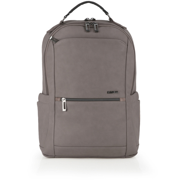 Plecaki na laptopa GABOL|Gabol Link z syntetycznej skóry, z dwiema przegrodami