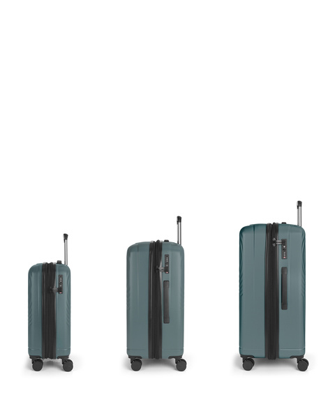 Zestaw 3 rozszerzanych walizek (kabinowa, średnia i duża) Gabol Radar o pojemności do 224 l