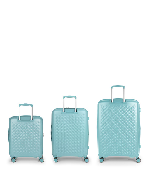 GABOL|Rozszerzalny zestaw twardych walizek Queens (kabinowa, średnia i duża) o pojemności do 224,2 l