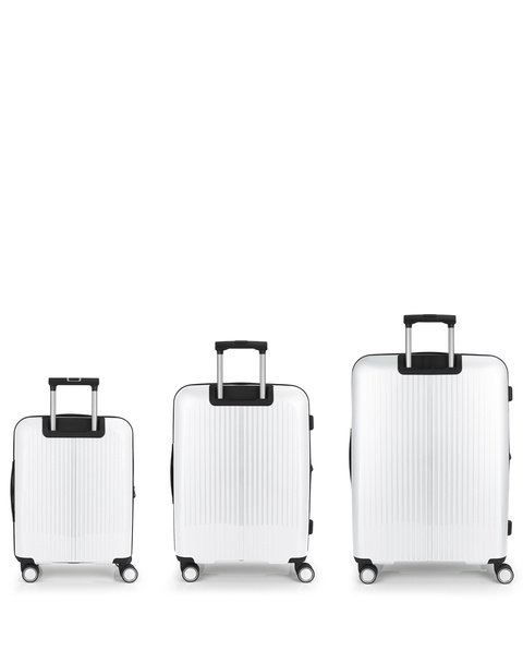 Zestaw rozszerzalnych twardych walizek Brooklyn (kabinowa, średnia i duża) o pojemności do 220,7 l