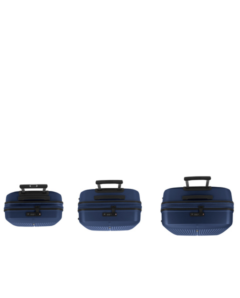 Zestaw rozszerzalnych twardych walizek GABOL|Brooklyn (kabinowa, średnia i duża) o pojemności do 220,7 l