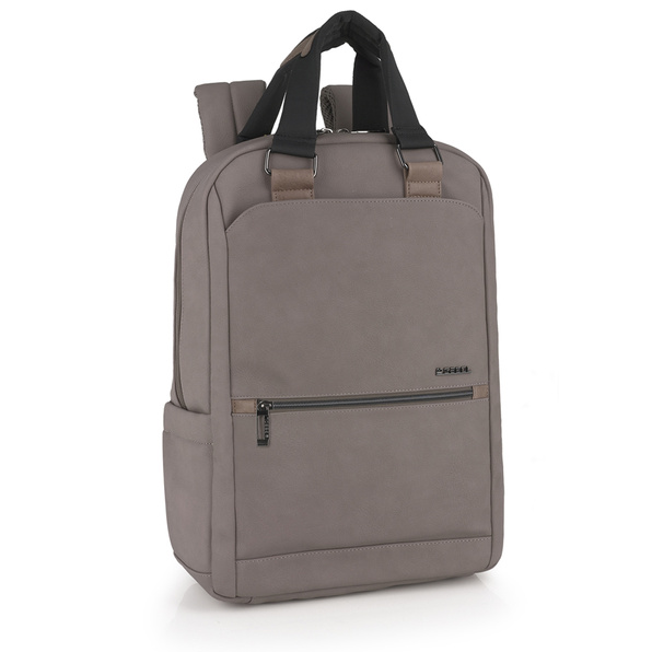 Plecak na laptopa z syntetycznej skóry GABOL|Gabol Link, z dołączonym etui