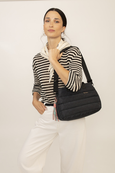 Średnia torebka damska, listonoszka HANAE