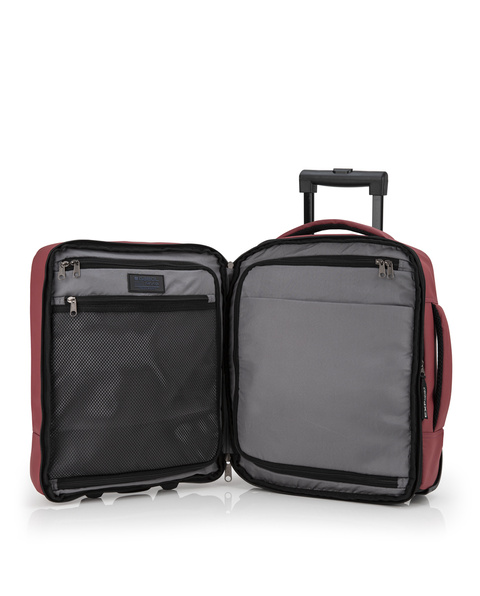 Plecak podróżny do samolotu na kółkach, bagaż podręczny z kieszenią na laptop 15,6' Gabol Canada o pojemności 24 L