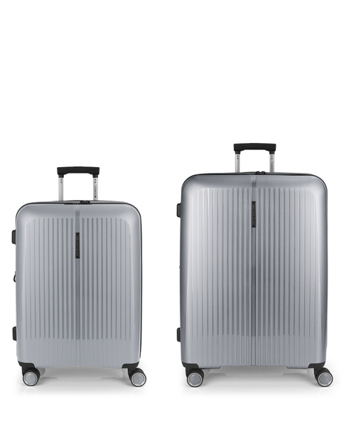 Zestaw rozszerzanych twardych walizek GABOL|Brooklyn (średnia i duża) o pojemności do 179 l