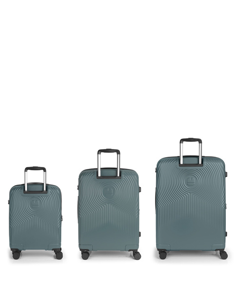 Zestaw 3 rozszerzanych walizek (kabinowa, średnia i duża) Gabol Radar o pojemności do 224 l