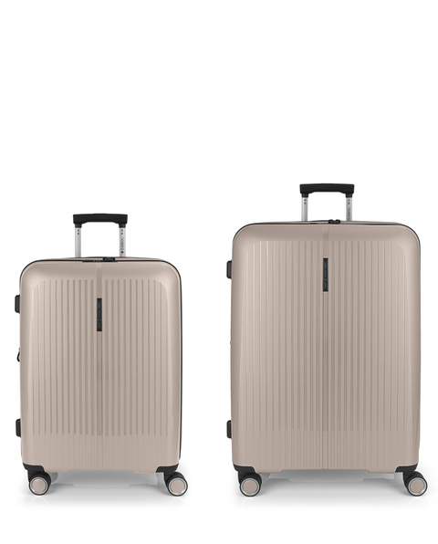 Zestaw rozszerzanych twardych walizek GABOL|Brooklyn (średnia i duża) o pojemności do 179 l