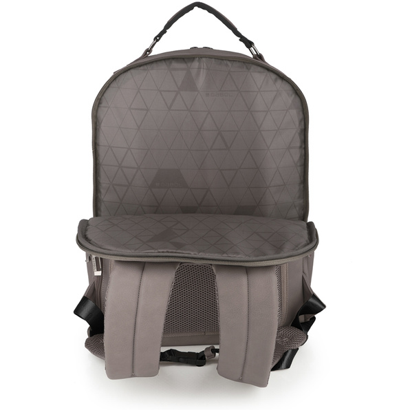 Plecaki na laptopa GABOL|Gabol Link z syntetycznej skóry, z dwiema przegrodami