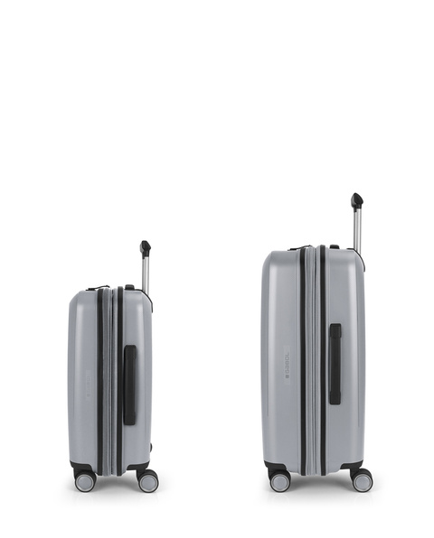 GABOL|Brooklyn Zestaw rozszerzalnych twardych walizek (kabinowa i średnia) o pojemności do 111,7 l