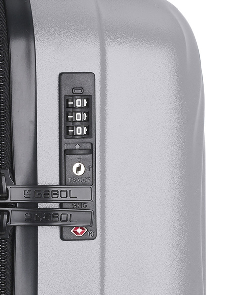 Zestaw 2 rozszerzanych walizek (kabinowa i średnia) Gabol Radar o pojemności do 110 l