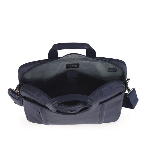 GABOL|Gabol Jazz teczka z syntetycznej skóry na laptopa z dwiema przegrodami