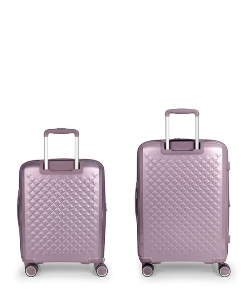 Rozszerzalny zestaw twardych walizek Queens (kabinowa i średnia) o pojemności do 114,6 L