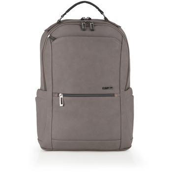 Plecaki na laptopa GABOL|Gabol Link z syntetycznej skóry, z dwiema przegrodami