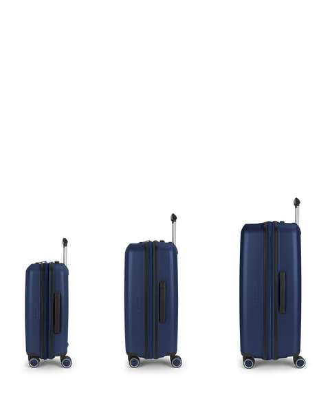 Zestaw rozszerzalnych twardych walizek GABOL|Brooklyn (kabinowa, średnia i duża) o pojemności do 220,7 l