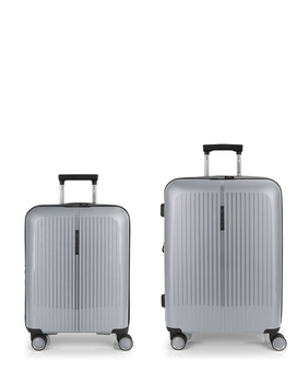 GABOL|Brooklyn Zestaw rozszerzalnych twardych walizek (kabinowa i średnia) o pojemności do 111,7 l